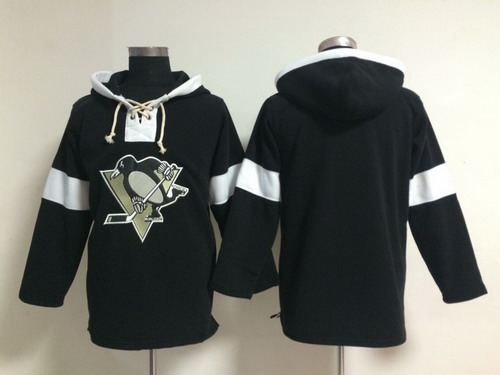 2014 Old Time Hockey Pittsburgh Penguins Blank Black Hoodie 2014 Old Time Hockey Pittsburgh Penguins Blank Black Hoodie