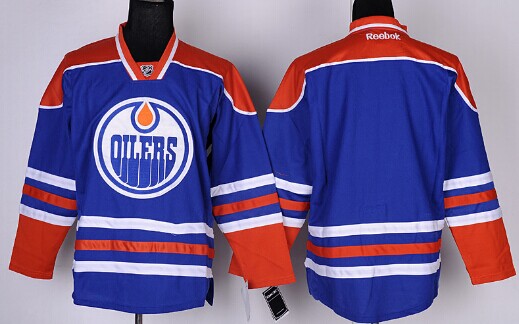 Edmonton Oilers Blank Royal Blue Jersey Edmonton Oilers Blank Royal Blue Jersey
