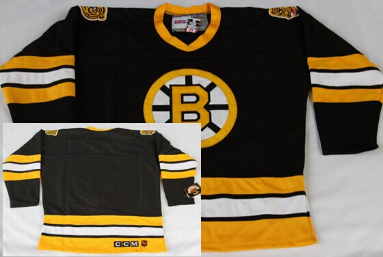 Boston Bruins Blank Black Throwback CCM Jersey Boston Bruins Blank Black Throwback CCM Jersey