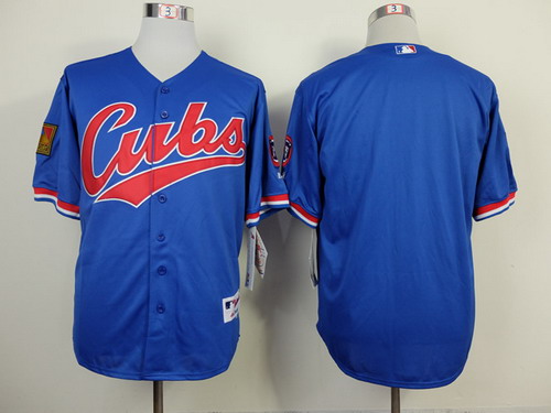 Chicago Cubs Blank 1994 Blue Jersey Chicago Cubs Blank 1994 Blue Jersey