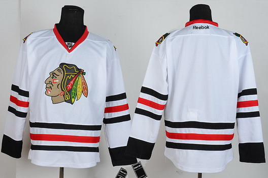 Chicago Blackhawks Blank White Jersey Chicago Blackhawks Blank White Jersey