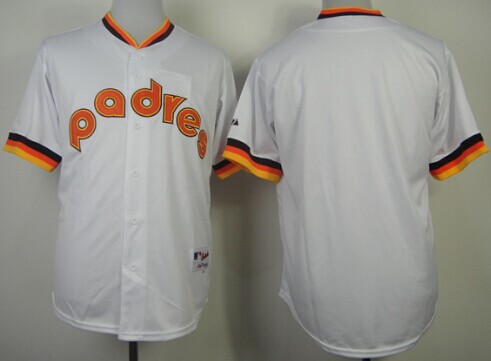 San Diego Padres Blank 1984 White Jersey San Diego Padres Blank 1984 White Jersey