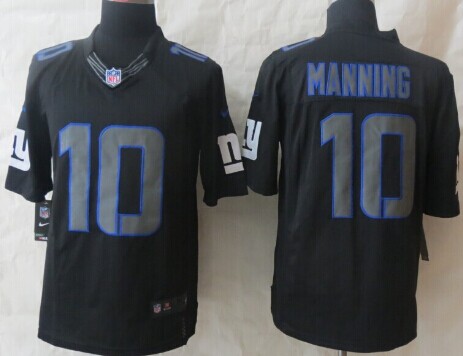 Nike New York Giants #10 Eli Manning Black Impact Limited Jersey Nike New York Giants #10 Eli Manning Black Impact Limited Jersey