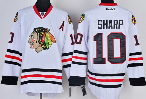 Chicago Blackhawks #10 Patrick Sharp White Jersey Chicago Blackhawks #10 Patrick Sharp White Jersey