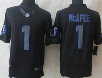 Nike Indianapolis Colts #1 Pat McAfee Black Impact Limited Jersey Nike Indianapolis Colts #1 Pat McAfee Black Impact Limited Jersey