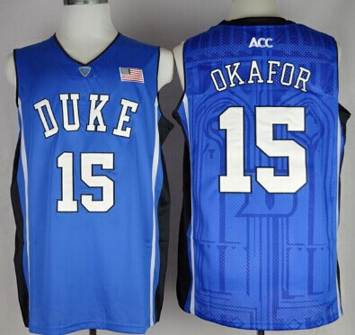 Duke Blue Devils #15 Jahlil Okafor Blue Jersey Duke Blue Devils #15 Jahlil Okafor Blue Jersey