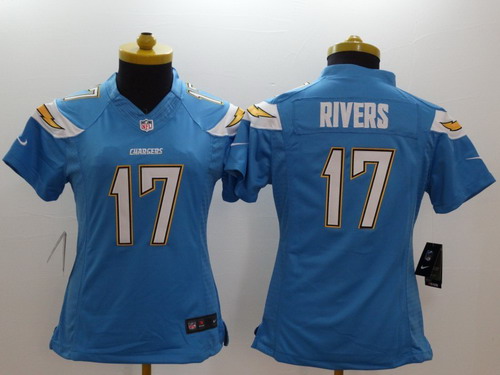 Nike San Diego Chargers #17 Philip Rivers 2013 Light Blue Limited Womens Jersey Nike San Diego Chargers #17 Philip Rivers 2013 Light Blue Limited Womens Jersey