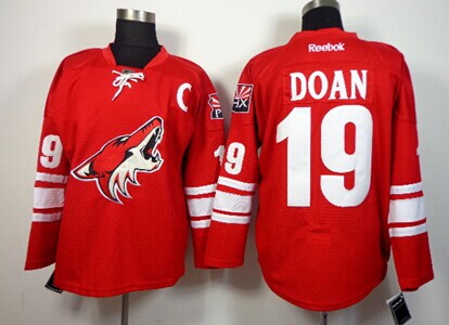 Men's Arizona Coyotes #19 Shane Doan Red Jersey Men's Arizona Coyotes #19 Shane Doan Red Jersey