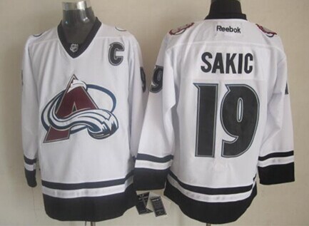Colorado Avalanche #19 Joe Sakic 2014 White Jersey Colorado Avalanche #19 Joe Sakic 2014 White Jersey
