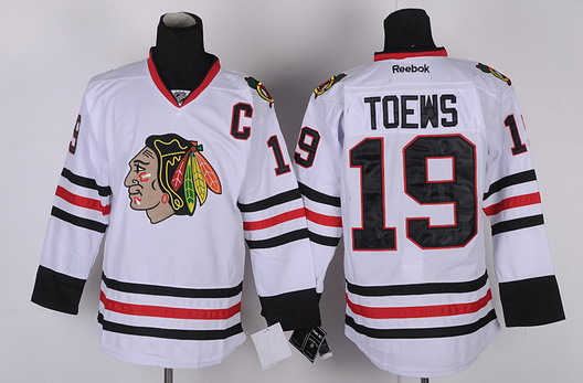 Chicago Blackhawks #19 Jonathan Toews White Jersey Chicago Blackhawks #19 Jonathan Toews White Jersey