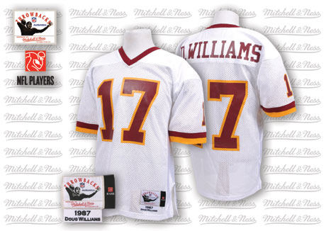 Washington Redskins #17 Doug Williams White Throwback Jersey Washington Redskins #17 Doug Williams White Throwback Jersey
