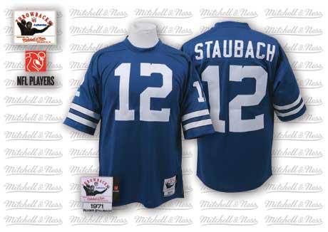 Dallas Cowboys #12 Roger Staubach Light Blue Throwback Jersey Dallas Cowboys #12 Roger Staubach Light Blue Throwback Jersey