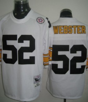 Pittsburgh Steelers #52 Webster White Throwback Jersey Pittsburgh Steelers #52 Webster White Throwback Jersey