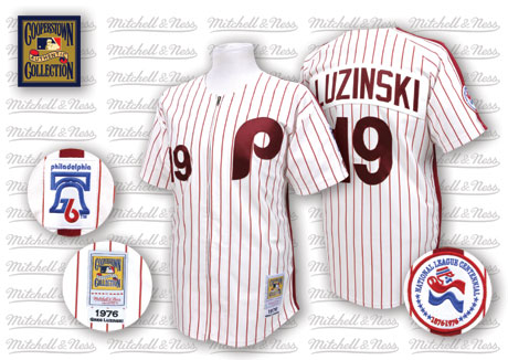 Philadelphia Phillies #19 Greg Luzinski White Pinstripe Throwback Jersey Philadelphia Phillies #19 Greg Luzinski White Pinstripe Throwback Jersey