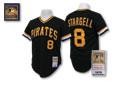 Pittsburgh Pirates #8 Willie Stargell Black Throwback Jersey Pittsburgh Pirates #8 Willie Stargell Black Throwback Jersey