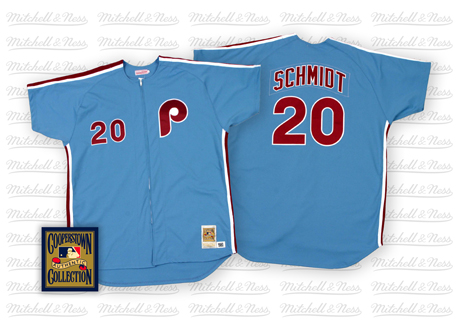 Philadelphia Phillies #20 Mike Schmidt 1980 Blue Throwback Jersey Philadelphia Phillies #20 Mike Schmidt 1980 Blue Throwback Jersey