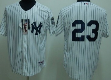 New York Yankees #23 Mattingly White Jersey New York Yankees #23 Mattingly White Jersey