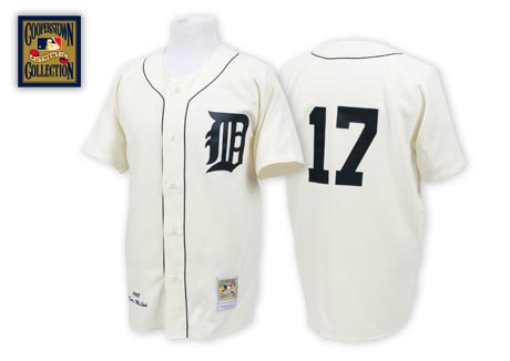Detroit Tigers #17 Denny McClain 1968 White Throwback Jersey Detroit Tigers #17 Denny McClain 1968 White Throwback Jersey