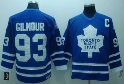 Toronto Maple Leafs #93 Doug Gilmour Blue Throwback CCM Jersey Toronto Maple Leafs #93 Doug Gilmour Blue Throwback CCM Jersey