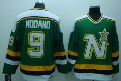 Dallas Stars #9 Mike Modano Green Throwback CCM Jersey Dallas Stars #9 Mike Modano Green Throwback CCM Jersey