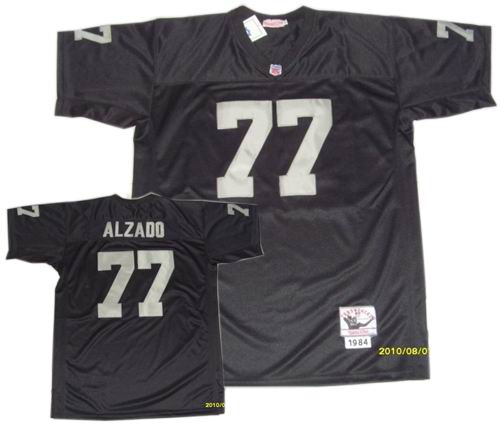 Oakland Raiders #77 Lyle Alzado Black Throwback Jersey Oakland Raiders #77 Lyle Alzado Black Throwback Jersey