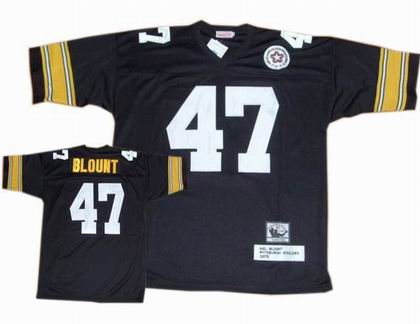 Pittsburgh Steelers #47 Mel Blount Black Throwback Jersey Pittsburgh Steelers #47 Mel Blount Black Throwback Jersey