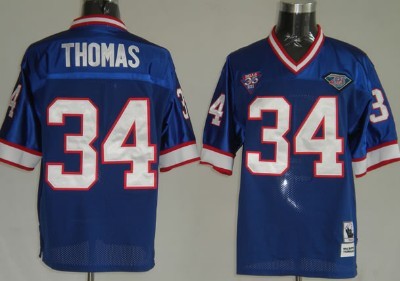 Buffalo Bills #34 Thurman Thomas Blue Throwback Jersey Buffalo Bills #34 Thurman Thomas Blue Throwback Jersey