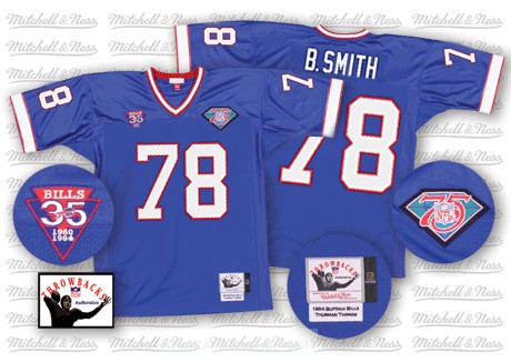 Buffalo Bills #78 Bruce Smith Blue Throwback Jersey Buffalo Bills #78 Bruce Smith Blue Throwback Jersey