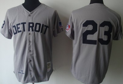 Detroit Tigers #23 Willie Horton 1969 Gray Wool Throwback Jersey Detroit Tigers #23 Willie Horton 1969 Gray Wool Throwback Jersey