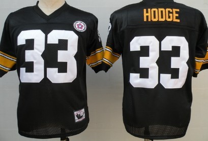 Pittsburgh Steelers #33 Merril Hodge Black Throwback Jersey Pittsburgh Steelers #33 Merril Hodge Black Throwback Jersey