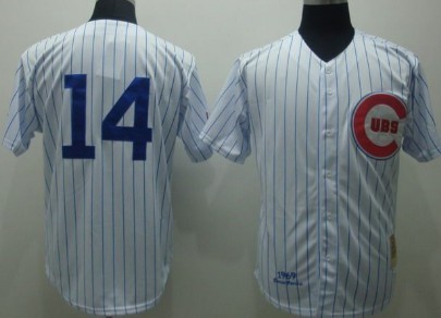 Chicago Cubs #14 Ernie Banks White Throwback Jersey Chicago Cubs #14 Ernie Banks White Throwback Jersey