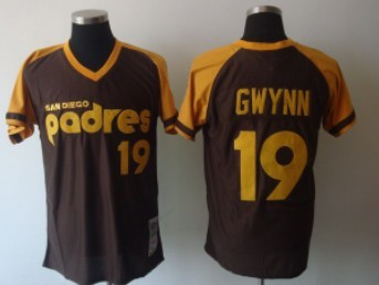 San Diego Padres #19 Tony Gwynn 1978 Brown Throwback Jersey San Diego Padres #19 Tony Gwynn 1978 Brown Throwback Jersey