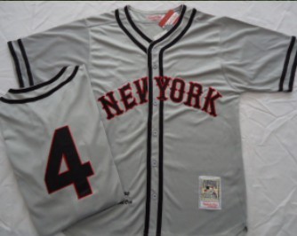 San Francisco Giants #4 Mel Ott Gray Throwback Jersey San Francisco Giants #4 Mel Ott Gray Throwback Jersey