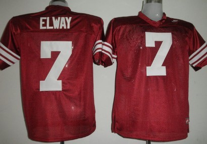 Standford Cardinals #7 Elways Red Jersey