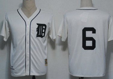 Detroit Tigers #6 Al Kaline Cream Throwback Jersey Detroit Tigers #6 Al Kaline Cream Throwback Jersey