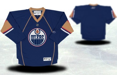 Edmonton Oilers Youth Customized Blue Thrid Jersey Edmonton Oilers Youth Customized Blue Thrid Jersey