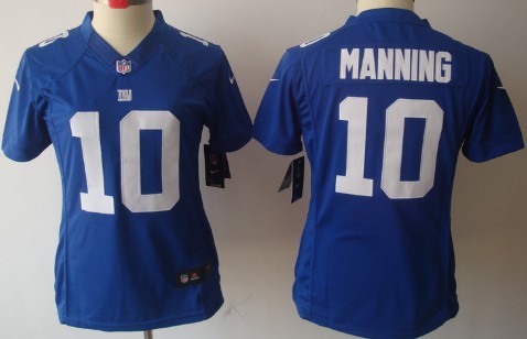 Nike New York Giants #10 Eli Manning Blue Limited Womens Jersey Nike New York Giants #10 Eli Manning Blue Limited Womens Jersey