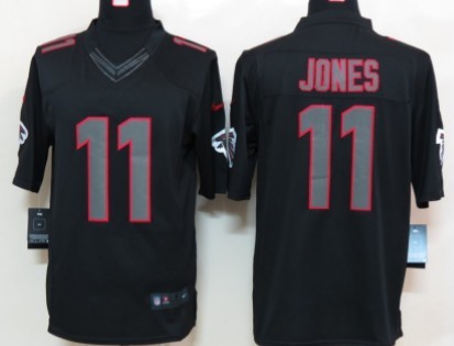 Nike Atlanta Falcons #11 Julio Jones Black Impact Limited Jersey Nike Atlanta Falcons #11 Julio Jones Black Impact Limited Jersey