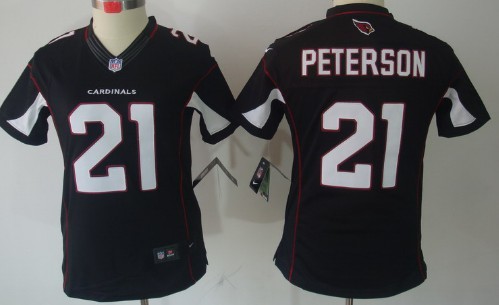 Nike Arizona Cardinals #21 Patrick Peterson Black Limited Womens Jersey Nike Arizona Cardinals #21 Patrick Peterson Black Limited Womens Jersey