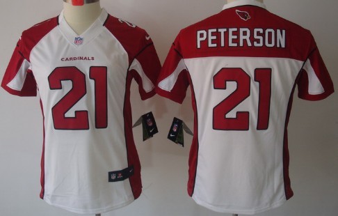 Nike Arizona Cardinals #21 Patrick Peterson White Limited Womens Jersey Nike Arizona Cardinals #21 Patrick Peterson White Limited Womens Jersey