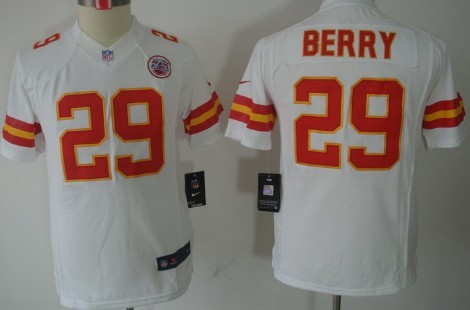 Nike Kansas City Chiefs #29 Eric Berry White Limited Kids Jersey Nike Kansas City Chiefs #29 Eric Berry White Limited Kids Jersey