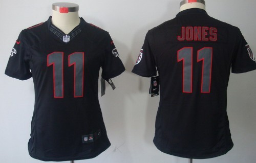 Nike Atlanta Falcons #11 Julio Jones Black Impact Limited Womens Jersey Nike Atlanta Falcons #11 Julio Jones Black Impact Limited Womens Jersey
