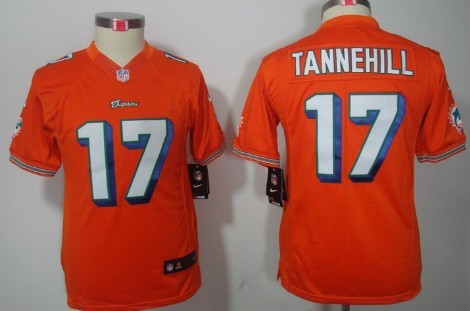Nike Miami Dolphins #17 Ryan Tannehill Orange Limited Kids Jersey Nike Miami Dolphins #17 Ryan Tannehill Orange Limited Kids Jersey