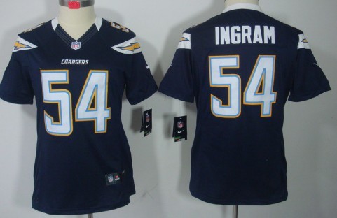 Nike San Diego Chargers #54 Melvin Ingram Navy Blue Limited Womens Jersey Nike San Diego Chargers #54 Melvin Ingram Navy Blue Limited Womens Jersey