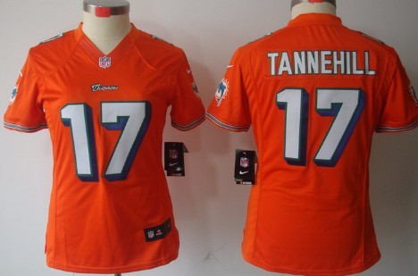 Nike Miami Dolphins #17 Ryan Tannehill Orange Limited Womens Jersey Nike Miami Dolphins #17 Ryan Tannehill Orange Limited Womens Jersey