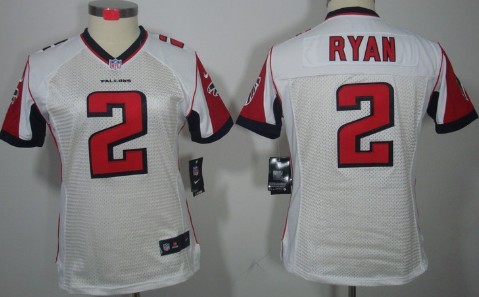 Nike Atlanta Falcons #2 Matt Ryan White Limited Womens Jersey Nike Atlanta Falcons #2 Matt Ryan White Limited Womens Jersey