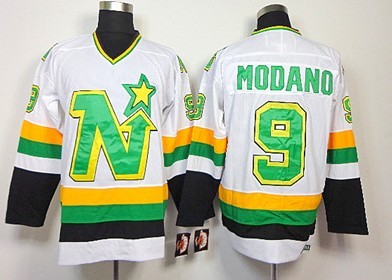 Dallas Stars #9 Mike Modano White Throwback CCM Jersey Dallas Stars #9 Mike Modano White Throwback CCM Jersey