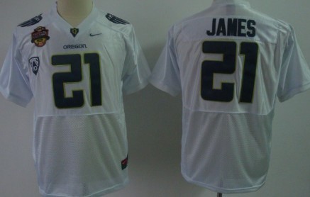 Oregon Ducks #21 LaMichael James White Kids Jersey Oregon Ducks #21 LaMichael James White Kids Jersey