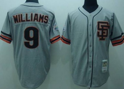 San Francisco Giants #9 Matt Williams Gray Throwback Jersey San Francisco Giants #9 Matt Williams Gray Throwback Jersey