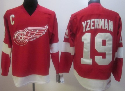Detroit Red Wings #19 Steve Yzerman Red Throwback CCM Jersey Detroit Red Wings #19 Steve Yzerman Red Throwback CCM Jersey